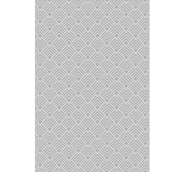 Store cuisine nordiques Lignes gris clair en zigzag - TenStickers