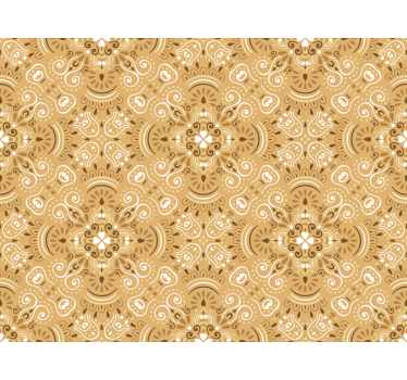 Store classique sticker ornemental beige vintage - TenStickers