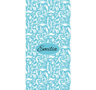 Store enrouleur fleur motif floral personnalisé - TenStickers