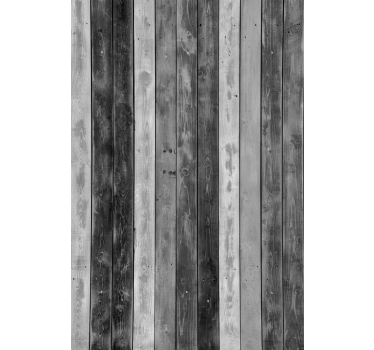 Store textures et motifs Planches grises rustiques - TenStickers