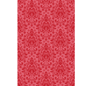 Store enrouleur classique motif baroque rouge - TenStickers