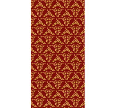 Store enrouleur rustique motif traditionnel orné - TenStickers