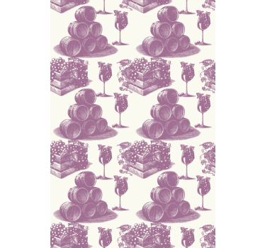 Store enrouleur cuisine violet français style vintage - TenStickers