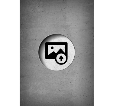 Store enrouleur salon personalisé béton brut - TenStickers