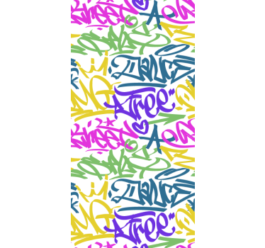Stores chambre adolescents motif graffiti urbain - TenStickers