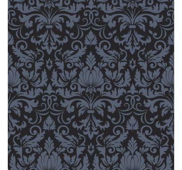 Store classique ornements damassés sombres - TenStickers