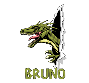 Store enrouleur dinosaure jurassique personnalisé - TenStickers