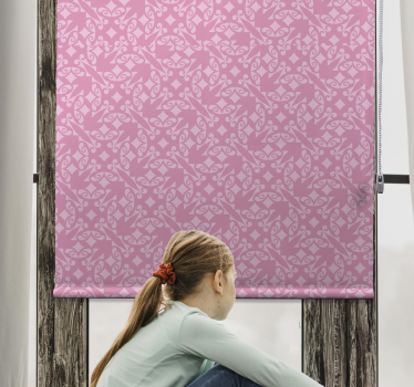Store classique Ornement rose - TenStickers
