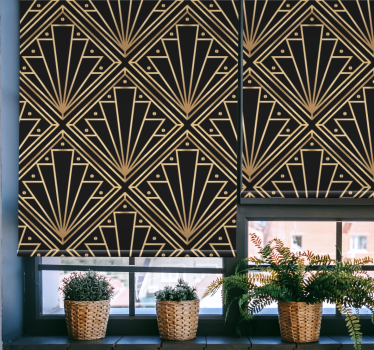 Store élégant Formes dorées "art déco" - TenStickers