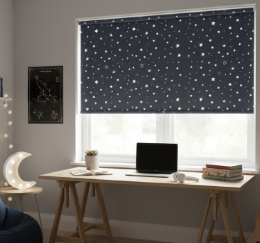 Store enrouleur chambre ado ciel nocturne - TenStickers