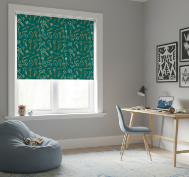Store enrouleur chambre ado clés et serrures - TenStickers