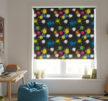 Store enrouleur chambre ado fête des couleurs - TenStickers