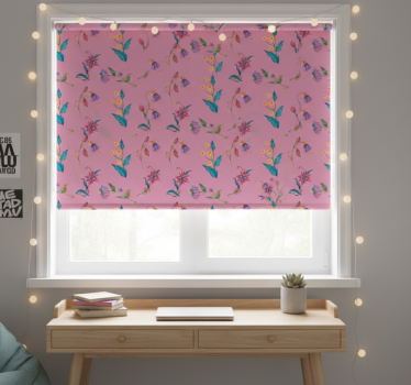 Store enrouleur chambre ado jardin dessiné éclectique - TenStickers
