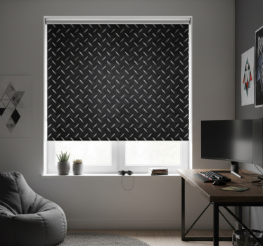 Store enrouleur chambre ado motif acier - TenStickers