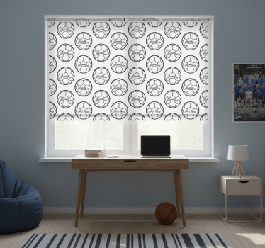 Store enrouleur chambre ado motif handball - TenStickers