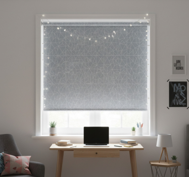 Store enrouleur chambre ado motifs lignes modernes - TenStickers