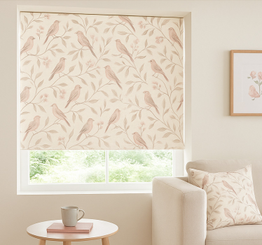 Store enrouleur chambre ado sentier ornithologique vintage - TenStickers