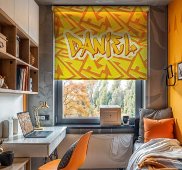 Store enrouleur chambre ado style urbain personnalisable - TenStickers