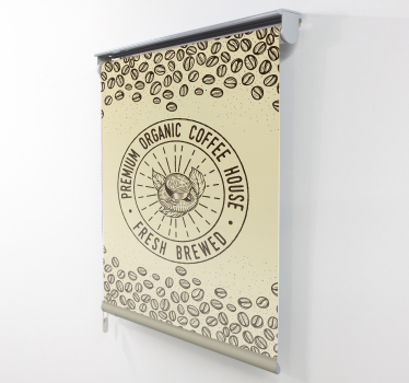 Store enrouleur cuisine café bio haut de gamme - TenStickers