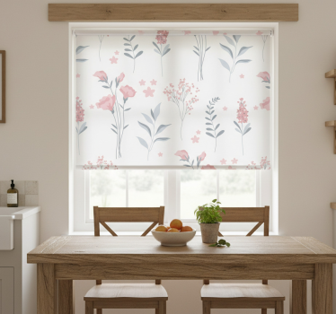 Store enrouleur cuisine fleurs de cerisier rose - TenStickers