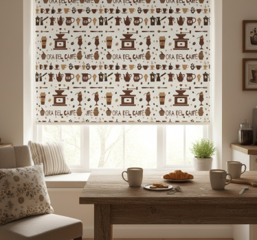 Store enrouleur cuisine moment café - TenStickers