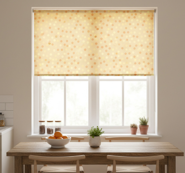Store enrouleur cuisine oranges dans des cercles - TenStickers
