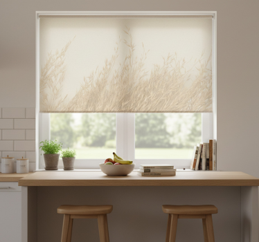Store enrouleur cuisine plantes dans le vent - TenStickers