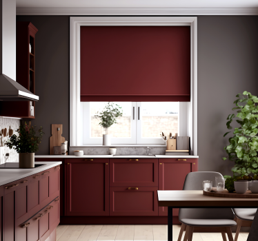 Store cuisine rouge foncé - TenStickers