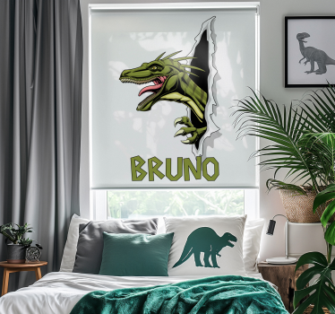 Store enrouleur dinosaure jurassique personnalisé - TenStickers