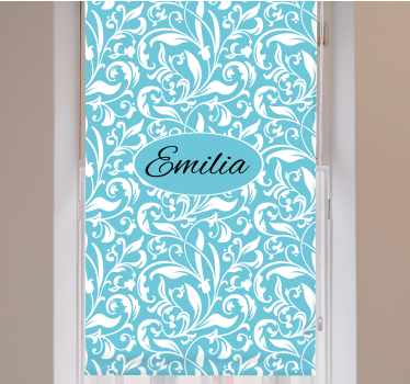 Store enrouleur fleur motif floral personnalisé - TenStickers