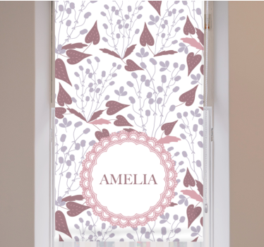 Store enrouleur fleurs et plantes motif personnalisé - TenStickers