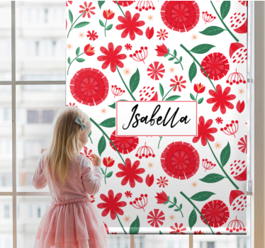 Store enrouleur fleurs et plantes personnalisable - TenStickers