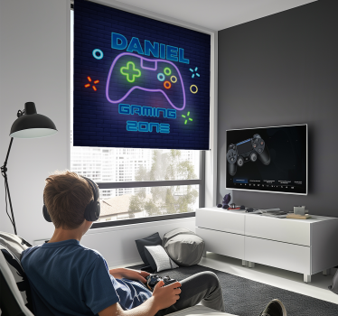 Store enrouleur personnalisé zone de jeu - TenStickers