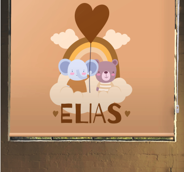 Store enrouleur personnalisé amis des koalas - TenStickers
