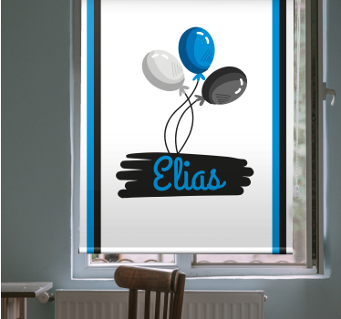 Store enrouleur personnalisé design ballons personnalisés - TenStickers
