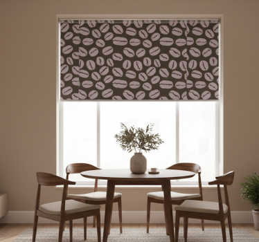 Store enrouleur salle à manger grains de café magnifiques - TenStickers