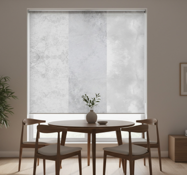 Store enrouleur salle à manger ombres grises - TenStickers