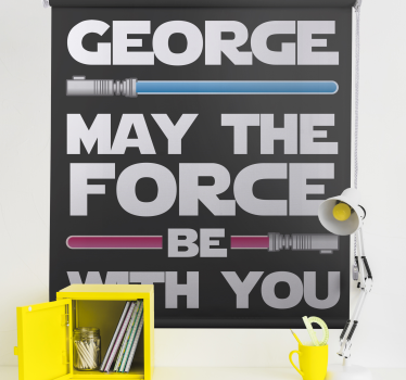 Store enrouleur série et film phrase sci-fi personnalisable - TenStickers