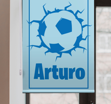 Store enrouleur sport conception de football personnalisée - TenStickers
