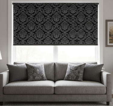 Store enrouleur vintage design floral luxueux - TenStickers