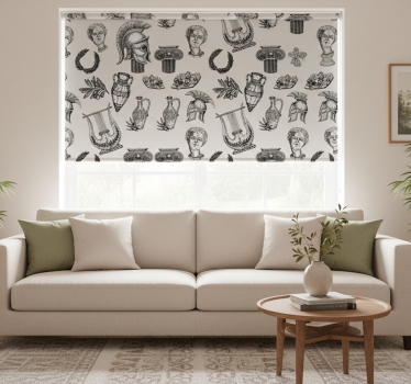 Store enrouleur vintage iconographie romaine - TenStickers