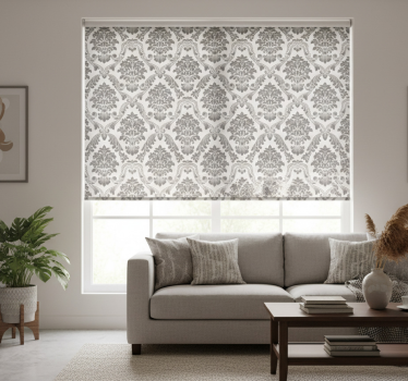 Store enrouleur vintage motif floral classique - TenStickers