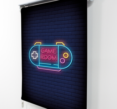 Store monstre Salle de jeux avec néon - TenStickers