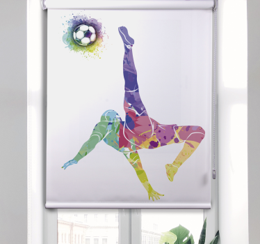 Store plus de sport Joueur de football aquarelle - TenStickers