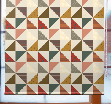 Store plus vintage Patchwork géométrique - TenStickers