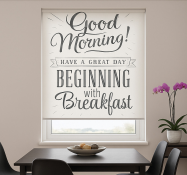Store salle à manger bonjour petit déjeuner - TenStickers