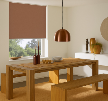 Store enrouleur salle à manger couleur taupe froide - TenStickers