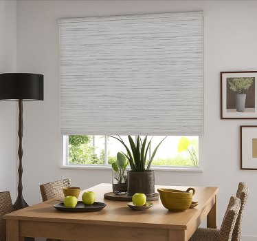 Store salle à manger effet hêtre gris - TenStickers