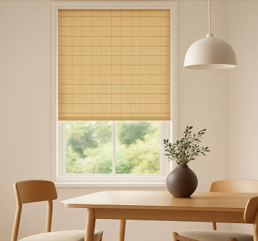 Store salle à manger effet tissé beige - TenStickers