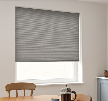 Store salle à manger effet tissé gris - TenStickers